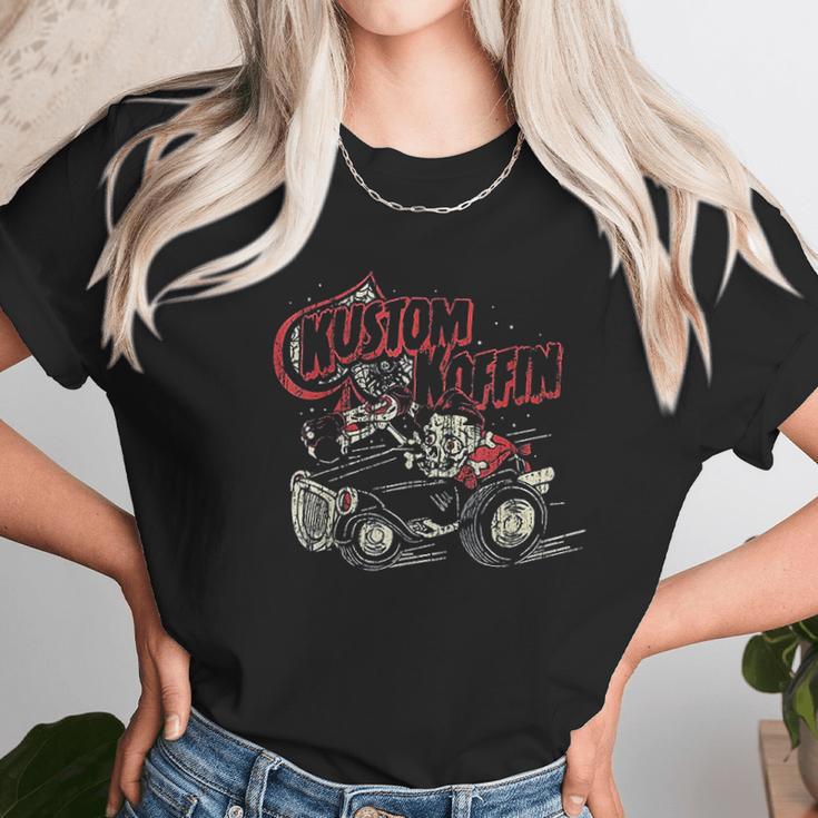 Psychobilly Horror Punk Rock Hot Rod Gasser Unisex T-Shirt Gifts for Her