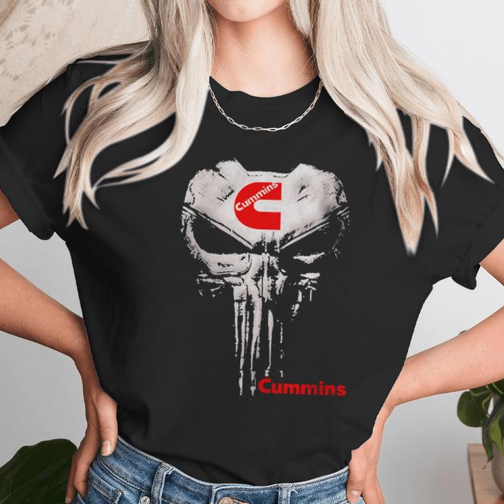 Punisher Skull Cummins Shirt Unisex T-Shirt Gifts for Her