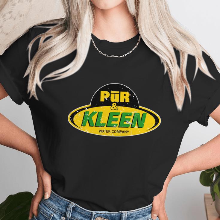 Pur & Kleen Water Company Logo Unisex T-Shirt Gifts for Her