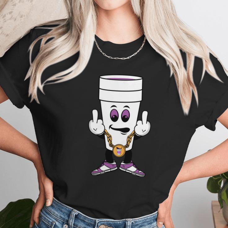 Purple Lean Cup Unisex T-Shirt Gifts for Her