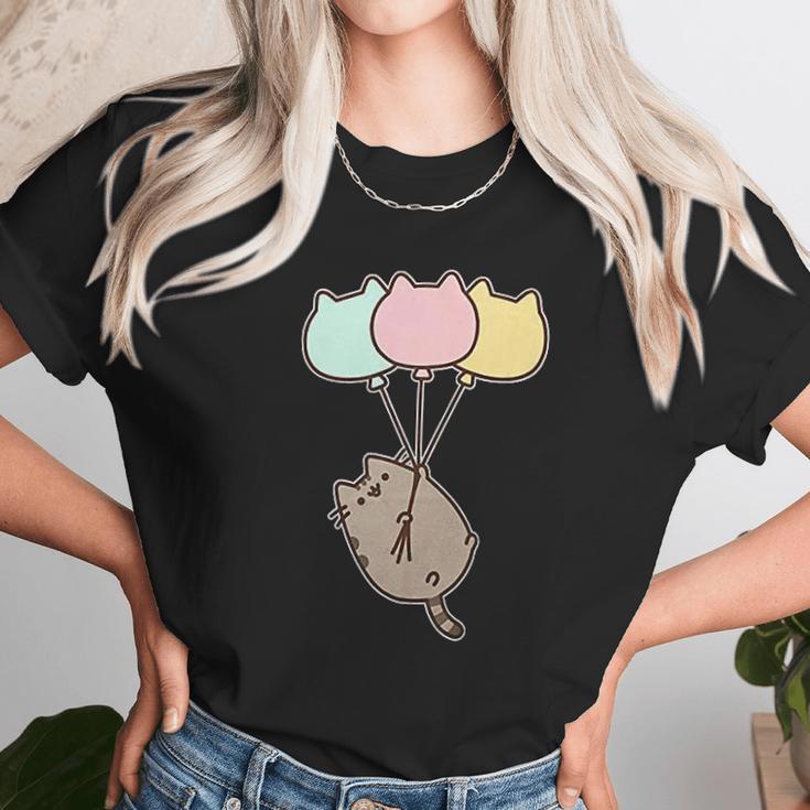 Pusheen The Cat Balloons Juniors Unisex T-Shirt Gifts for Her