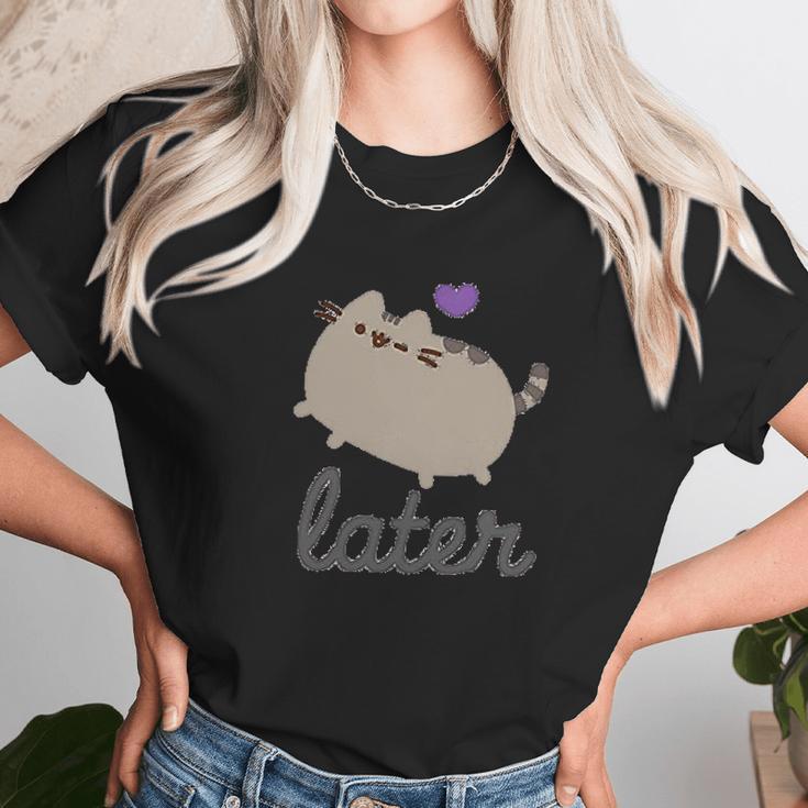 Pusheen Ladies The Catthe Cat Vintage Juniors Unisex T-Shirt Gifts for Her