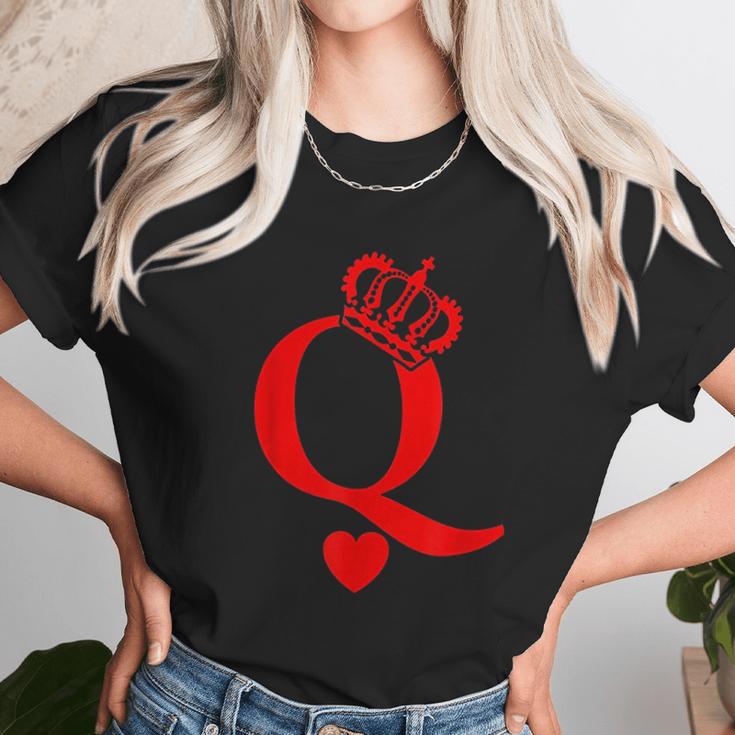 Queen Of Hearts King Of Hearts Unisex T-Shirt Gifts for Her