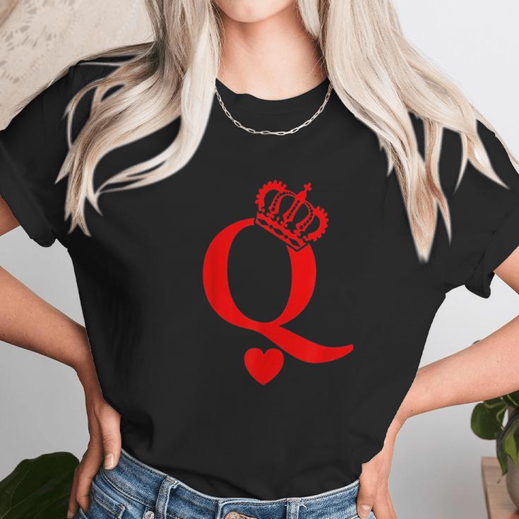 Queen Of Hearts King Of Hearts Unisex T-Shirt Gifts for Her