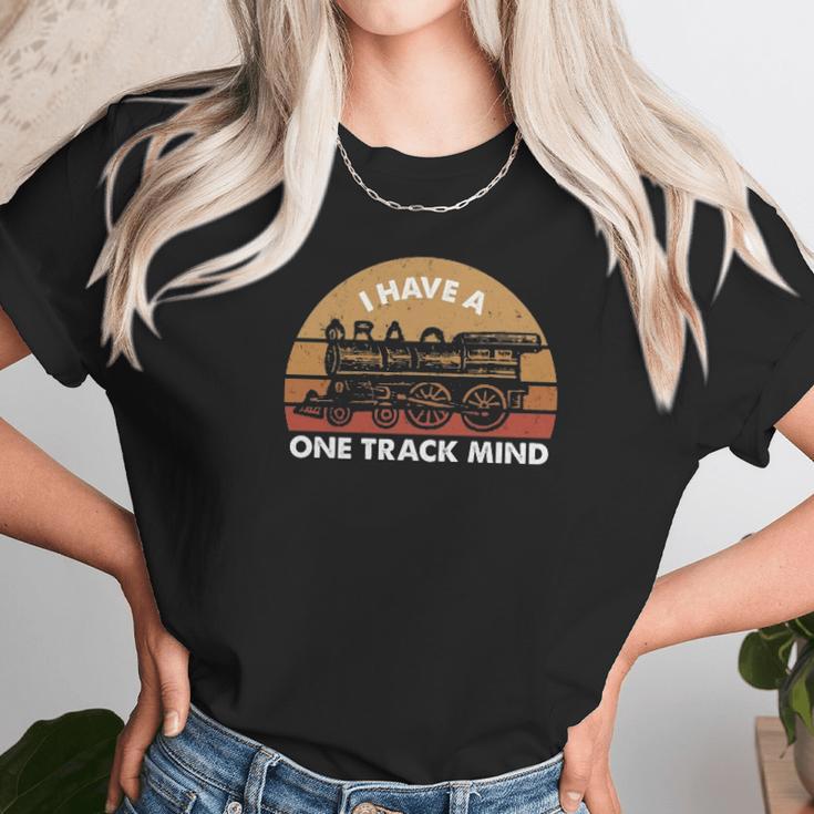 Railroad Model I Have A One Track Mind Unisex T-Shirt Gifts for Her