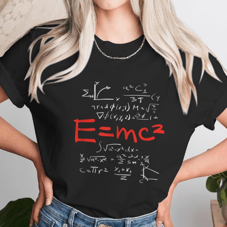 Relativity Theory E Mc2 Theory Equation Physics Study Graphic Design Printed Casual Daily Basic Unisex T-Shirt Gifts for Her