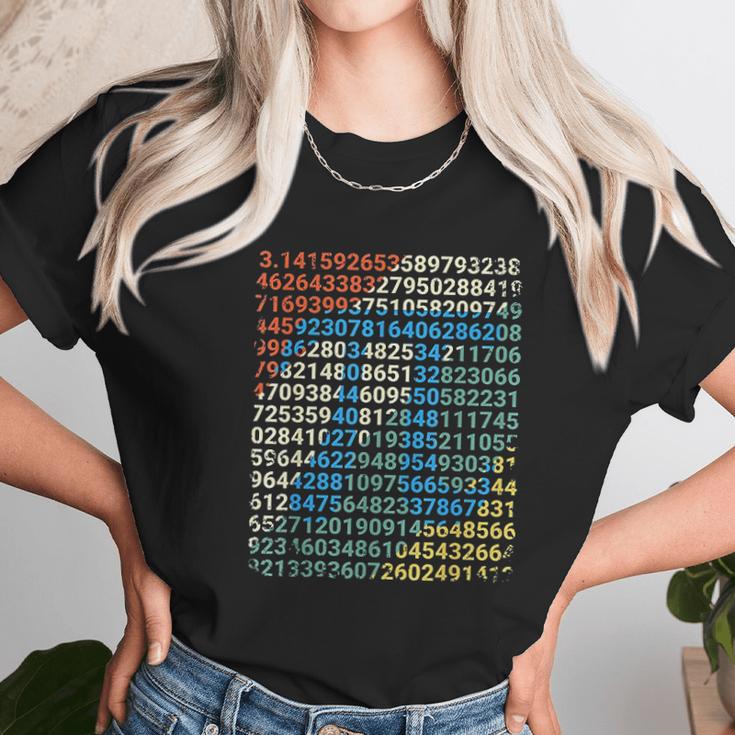 Retro Pi Math Vintage Nerd Mathematician Gift Unisex T-Shirt Gifts for Her