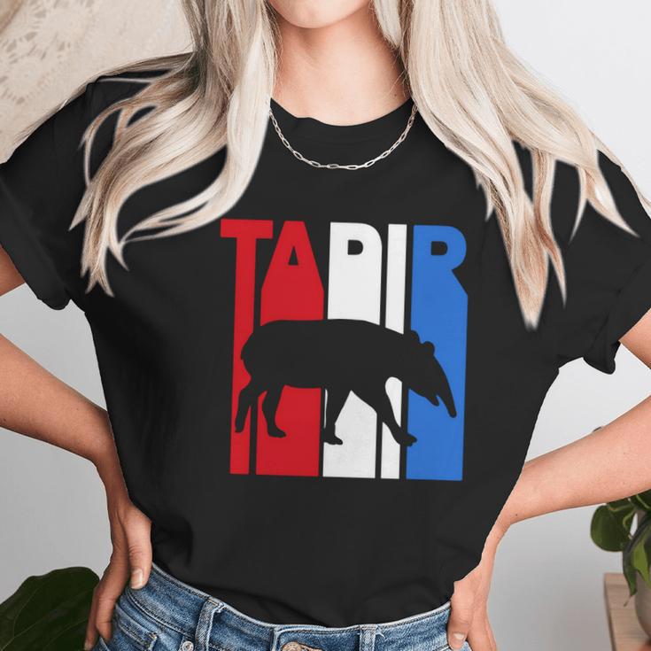 Retro Rwnb Tapir Silhouette T-Shirt Unisex T-Shirt Gifts for Her