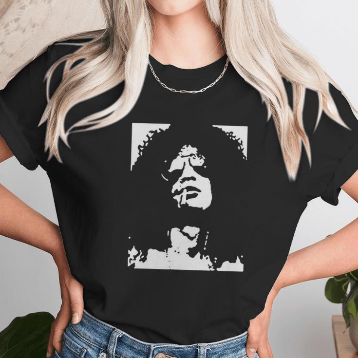 Retro Graphic Slash Portrait Artwork Unisex T-Shirt Gifts for Her