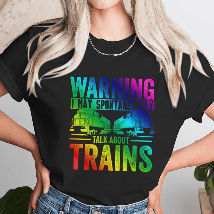 Retro Trains Gift Train Models Trainspotting Trainspotter Gift Graphic Design Printed Casual Daily Basic Unisex T-Shirt Gifts for Her