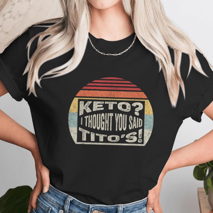 Retro Vintage Keto Diet Keto Unisex T-Shirt Gifts for Her