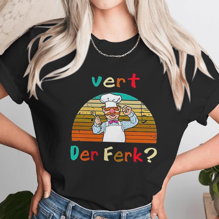 Retro Vintage Vert Der Ferk Unisex T-Shirt Gifts for Her