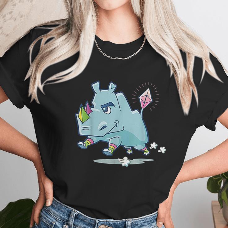 The Rhino Mascot Unisex T-Shirt Gifts for Her