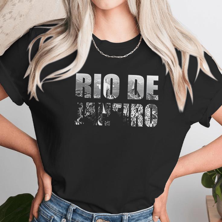 Rio De Janeiro Brazil Cityscape Unisex T-Shirt Gifts for Her