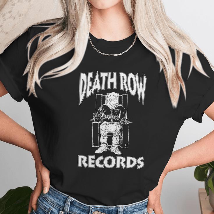 Ripple Junction Death Row Records White Logo Light Weight Crew Unisex T-Shirt Gifts for Her