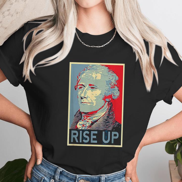 Rise Up Hamilton Vintage Unisex T-Shirt Gifts for Her