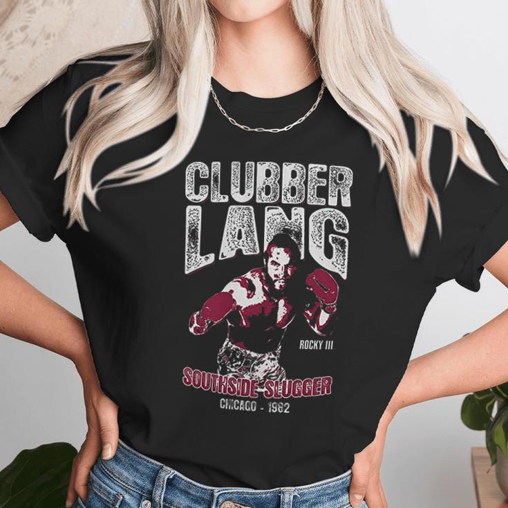 Rocky Officially Licensed Clubber Lang Baseball Unisex T-Shirt Gifts for Her