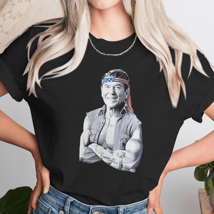 Ronald Reagan American Icon Unisex T-Shirt Gifts for Her