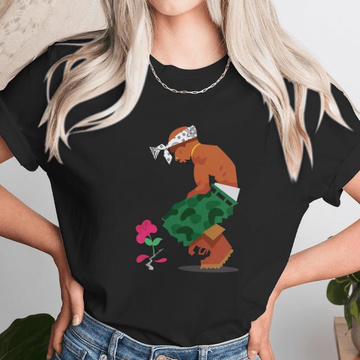 The Rose That Grew From Concrete Tupac Unisex T-Shirt Gifts for Her