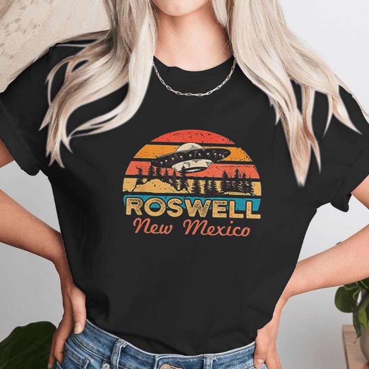 Roswell New Mexico Home Of The Alien Crash Site And Cover Up Unisex T-Shirt Gifts for Her