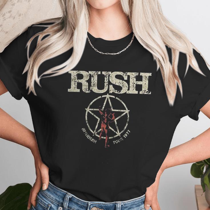 Rush American Tour 1977 Unisex T-Shirt Gifts for Her