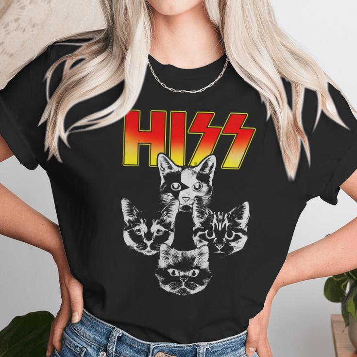 Hiss Music Cat Band Unisex T-Shirt Gifts for Her