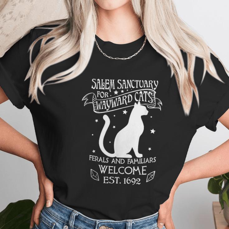 Salem Sanctuary For Wayward Black Cats 1692 Gift Idea Unisex T-Shirt Gifts for Her