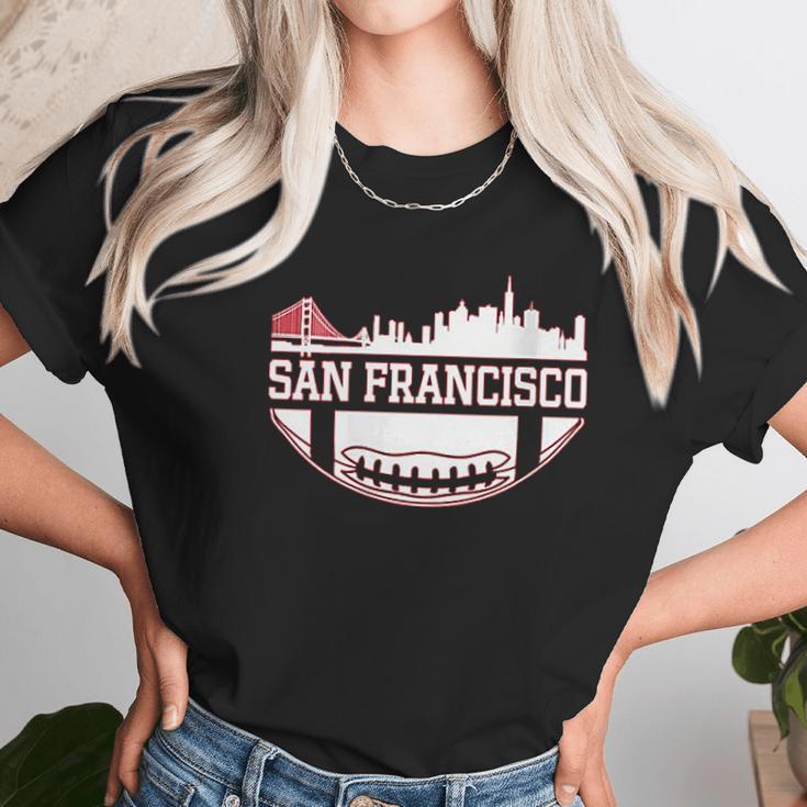 San Francisco Football Vintage Sf Cali Retro Gameday Unisex T-Shirt Gifts for Her