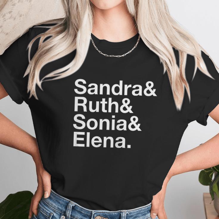 Sandra Ruth Sonia Elena Unisex T-Shirt Gifts for Her