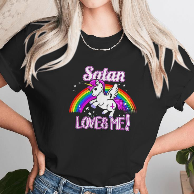 Sata Loves Me Unisex T-Shirt Gifts for Her