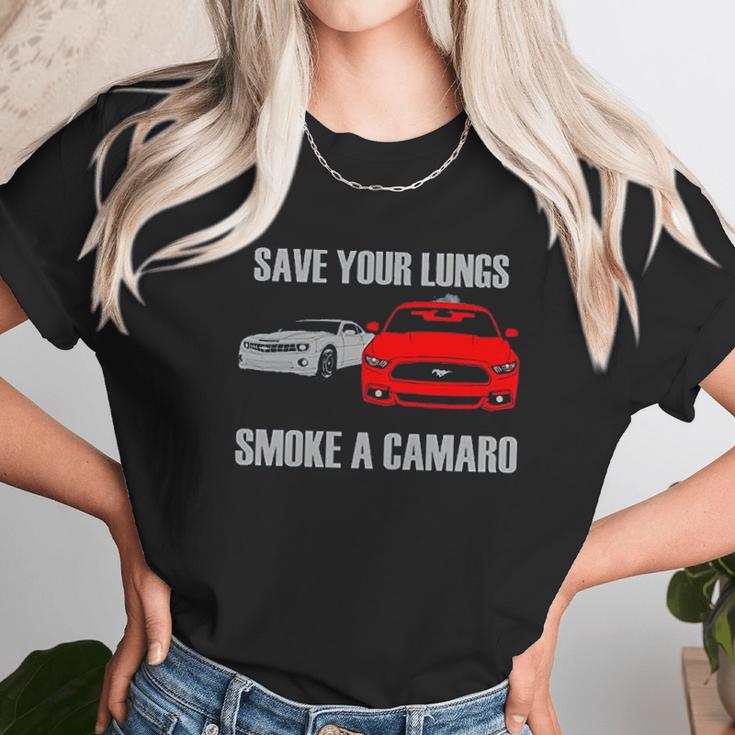 Save Your Lungs A Camaro Unisex T-Shirt Gifts for Her