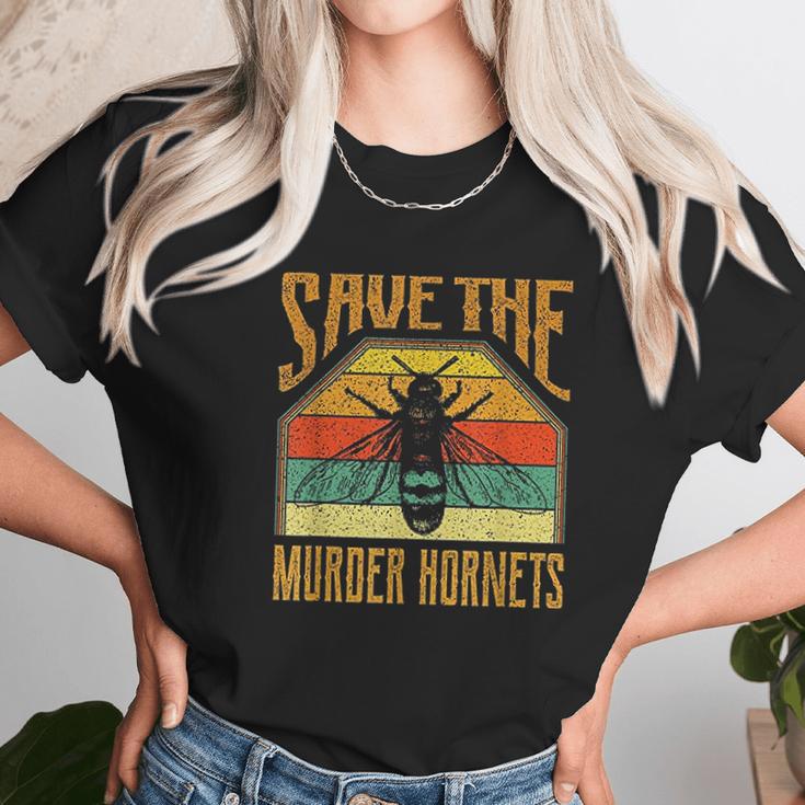 Save The Murder Hornets Vintage 2020 Asian Giant Hornet Unisex T-Shirt Gifts for Her