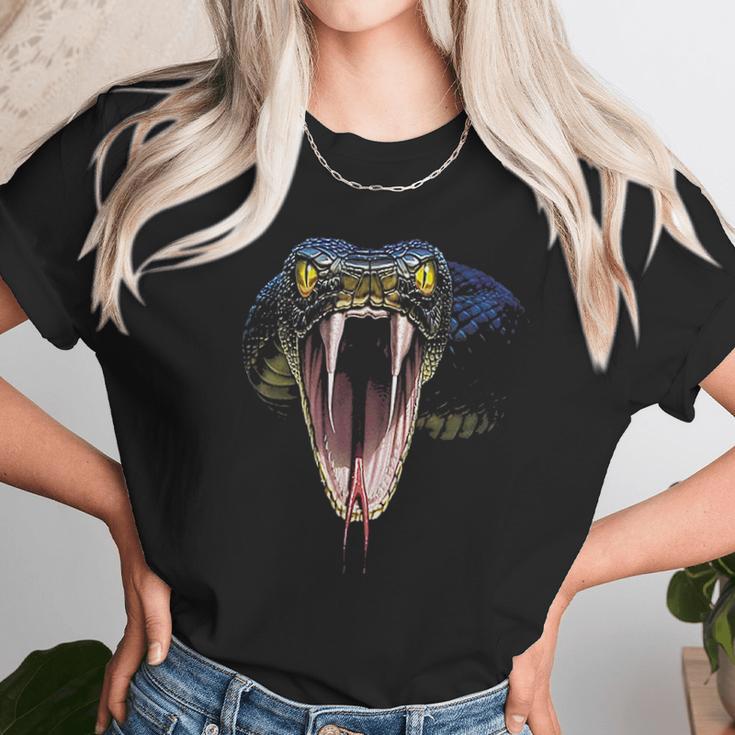 Scary Black Mamba Snake Halloween Unisex T-Shirt Gifts for Her