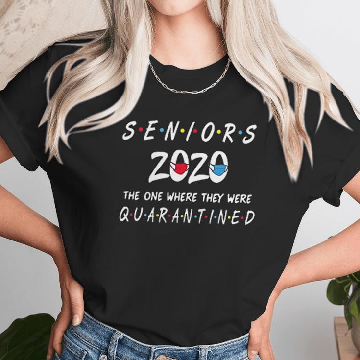 Seniors 2020 The One Where They Were Social Distancing Graduation Gift Unisex T-Shirt Gifts for Her