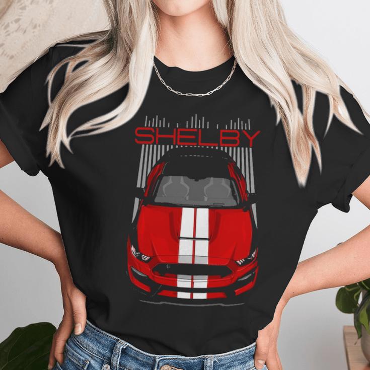 Shelby Gt350 Red Unisex T-Shirt Gifts for Her