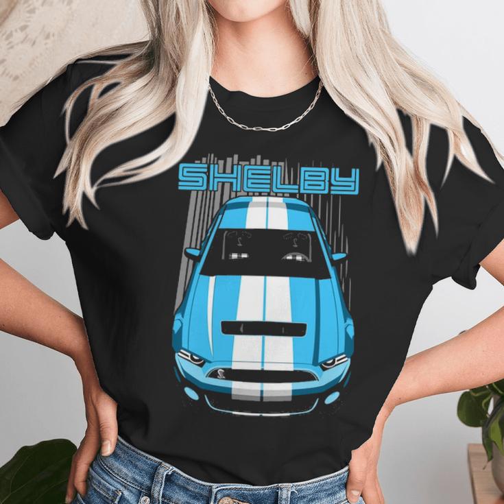 Shelby Gt500 S197 Grabber Blue Unisex T-Shirt Gifts for Her