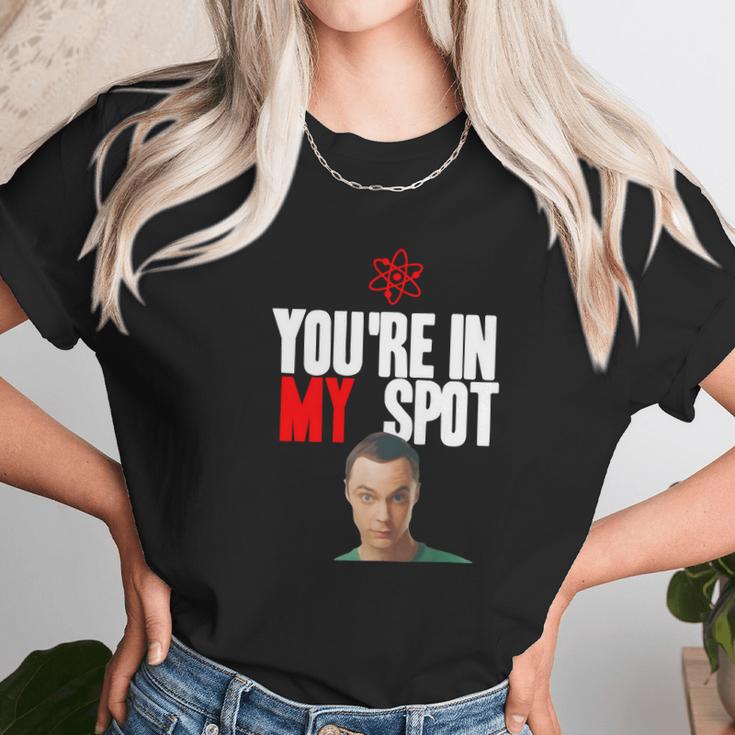 Sheldon Cooper You’Re In My Spot Shirt Unisex T-Shirt Gifts for Her