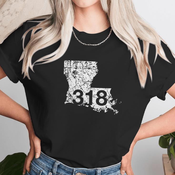 Shreveport Ruston Tallulah Area Code 318 Louisiana Unisex T-Shirt Gifts for Her