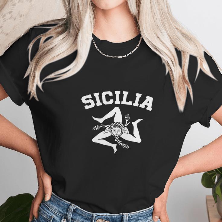 Sicilian Trinacria - Sicilia Pride T-Shirt Unisex T-Shirt Gifts for Her