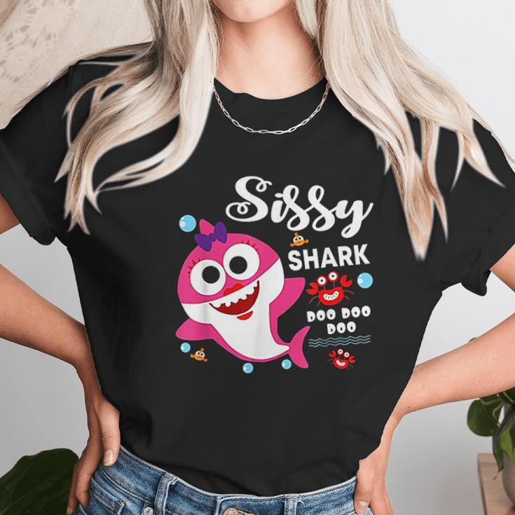 Sissy Shark Doo Doo Doo Matching Family Shark Unisex T-Shirt Gifts for Her