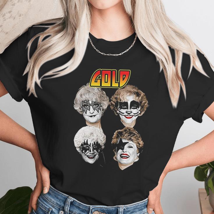 Sitcom Kiss Golden Girls Rock Music Parody Funny Mashup Serie Tv Funny Unisex T-Shirt Gifts for Her