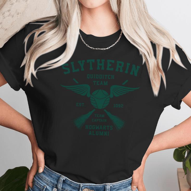 Slytherin Quidditch Team Colored T-Shirt Unisex T-Shirt Gifts for Her