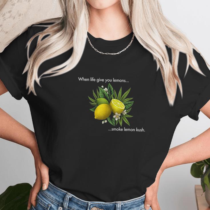 Smoking Lemon Kush Unisex T-Shirt Gifts for Her