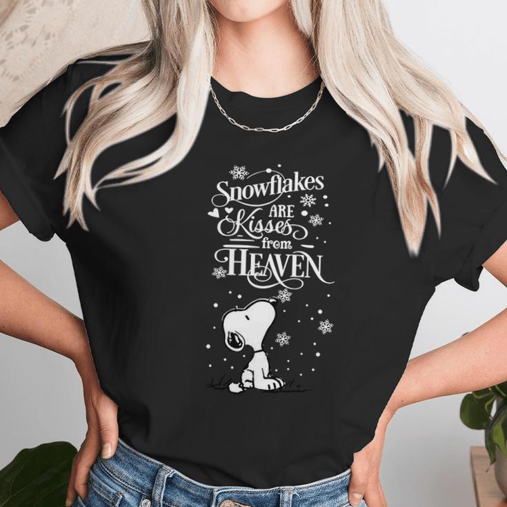 Snoopy Snowflakes Unisex T-Shirt Gifts for Her