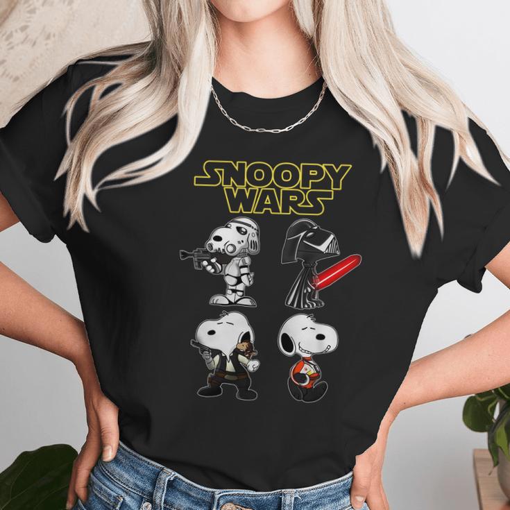 Snoopy War Unisex T-Shirt Gifts for Her