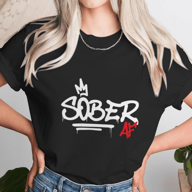 Sober Af Graffiti Unisex T-Shirt Gifts for Her