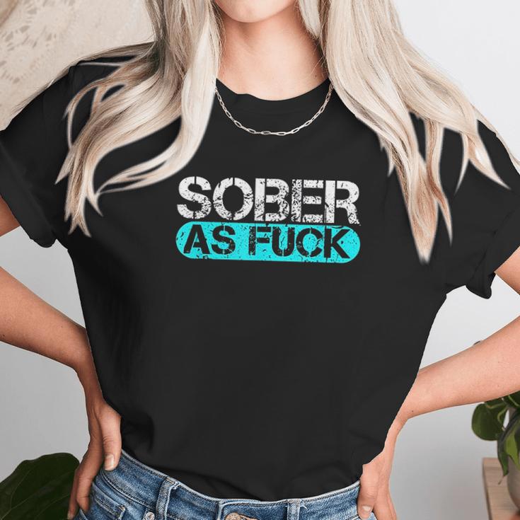 Sobriety Alcohol Drugs Rehab Addiction Support Unisex T-Shirt Gifts for Her