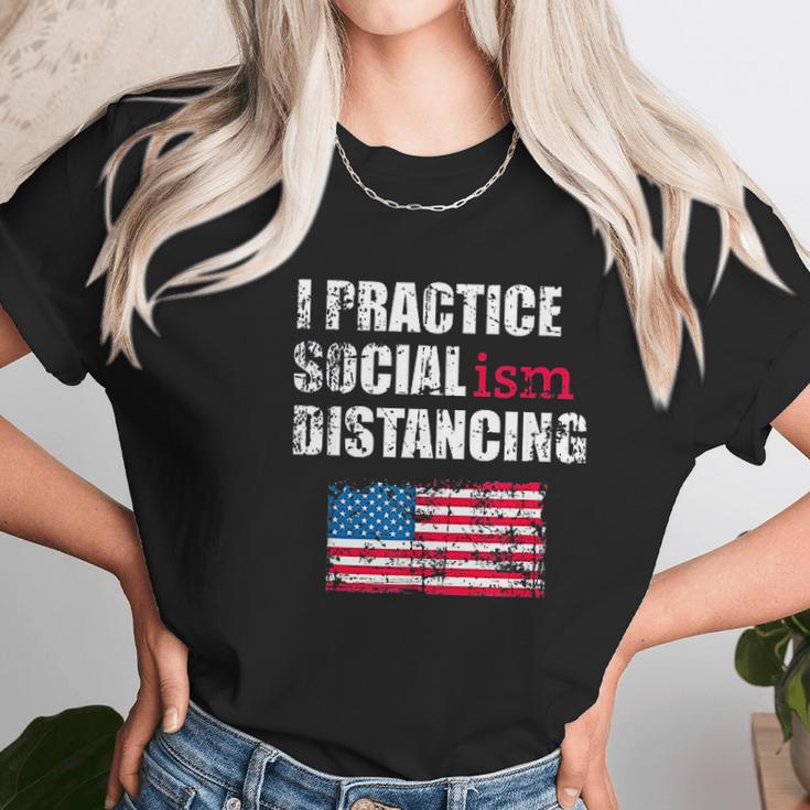 Socialism Funny Social Distancing Socialist Unisex T-Shirt Gifts for Her