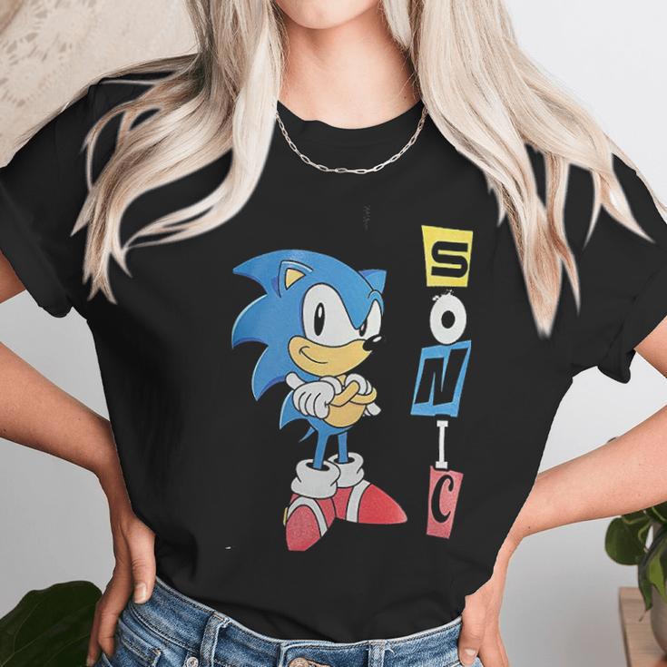 Sonic Hedgehog Cute Unisex T-Shirt Gifts for Her