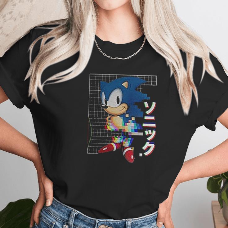 Sonic Hedgehog Digitized Art Unisex T-Shirt Gifts for Her